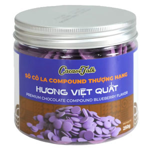 บิสกิตคุกกี้ฮาลาล บลูเบอร์รี่ คอมพาวด์ช็อกโกแลต โคโค่ 1 กก. สำหรับเบเกอรี่ ใช้ในโรงงานผลิต จำหน่ายบริการ OEM/ODM จากผู้ผลิต - Product Image 1