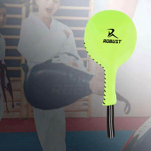 Raquetas de Taekwondo de Cuero Vacuno de 2.5 kg, Equipo de Entrenamiento de Artes Marciales Ecológico con Agarre Cómodo - Product Image 6