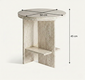 Mesa auxiliar de mármol natural para sala de estar, venta al por mayor B2B India - Product Image 1