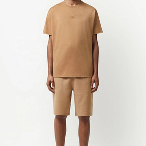 Nouveauté - T-shirts en jersey 100% coton pour femmes et hommes, col rond, poids personnalisé, logo brodé - Product Image 5