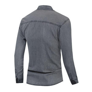 Camisas de Verano para Hombre al por Mayor 2026, Camisa Casual Transpirable de Manga Larga de Satén Tejido de la Mejor Calidad, Servicio OEM - Product Image 6