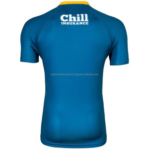   เสื้อฟุตบอลประสิทธิภาพสูง 100% โพลีเอสเตอร์ ระบายอากาศได้ดี แห้งเร็ว น้ำหนักเบา ดีไซน์เรียบง่าย แขนสั้น โลโก้ด้านหน้า รับผลิตแบบ OEM - Product Image 2