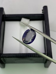 Piedra Preciosa de Iolita Azul Violeta, Cristal Natural Facetado para Joyería, Suministro al por Mayor - Product Image 5
