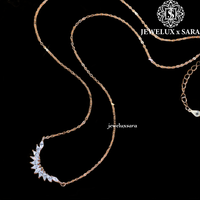 Collier en moissanite argentée de qualité supérieure pour femmes, accessoire de mode pour mariages, festivals et usage quotidien au bureau