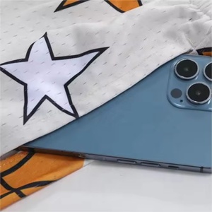 Pantalones cortos de gimnasio transpirables de algodón 100% bordados con logotipo personalizado, pantalones cortos deportivos para correr de secado rápido, cintura elástica, patrón sólido informal - Product Image 3