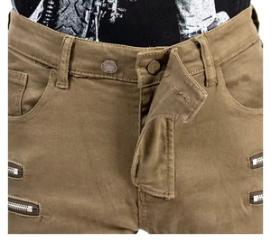 Pantalon de moto unisexe, jean moto respirant avec protection en Kevlar pour la conduite, le tourisme, les motos tout-terrain et le motocross - Product Image 6