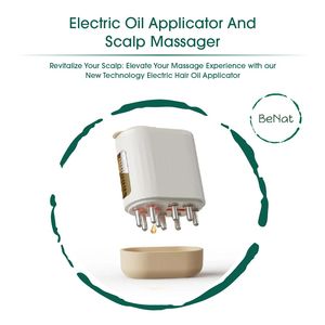 Applicatore di Olio Elettrico 2 in 1 con Massaggiatore per Cuoio Capelluto e Testa - Product Image 2
