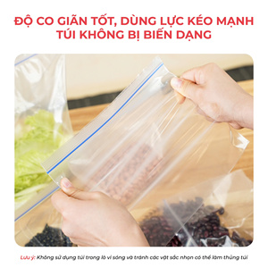 Bolsas de almacenamiento con cierre hermético para alimentos, hechas con materiales seguros, reutilizables y fáciles de limpiar, ideales para la organización diaria de la cocina. - Product Image 5