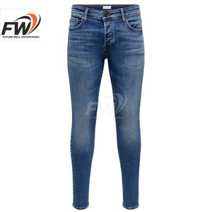 Pantalon en jean pour homme de qualité supérieure, anti-rides, tendance, personnalisé, respirant, très demandé, en matière douce de première qualité - Product Image 4