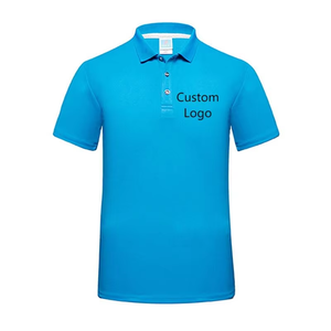 Camiseta Polo de Manga Corta para Hombre al por Mayor, con Logotipo Personalizado, Bordado, Impresión en Pantalla, Transpirable, de Algodón, con Patrón Tejido en 3D para Verano - Product Image 2