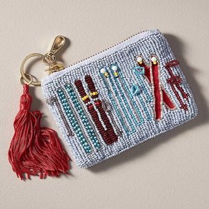 Custom Handmade Beaded <b>Mini</b> Coin Purse Fashion Wallet for Women At Best Price - Product Image 1