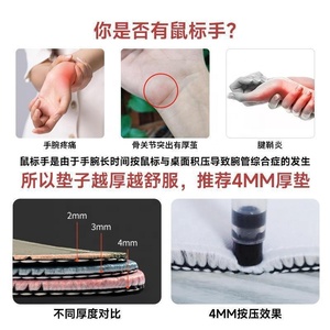 Macey Một Hai Vải Chuột Pad Quá Khổ Dễ Thương Văn Phòng Máy Tính Bàn Pad Bàn Phím Pad Đơn Giản Học Tập Viết Pad - Product Image 4