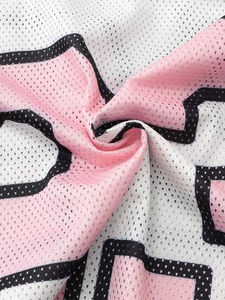 Maillot de football/soccer ample et stylé en polyester vintage personnalisé pour femme, coupe décontractée et sportive, en maille, style streetwear - Product Image 3