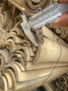 แผ่นไม้ไผ่ธรรมชาติเป็นมิตรกับสิ่งแวดล้อมสำหรับงานฝีมือ งานสานตะกร้า เฟอร์นิเจอร์ และงานตกแต่ง - Product Image 2