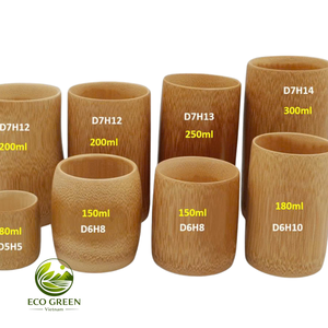 ถ้วยไม้ไผ่ธรรมชาติงานแฮนด์เมดแก้วมักเป็นมิตรต่อสิ่งแวดล้อม - Product Image 4