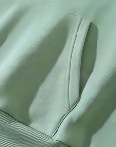 Women's Solid Fleece Hoodie Jogger Set Regular Fit Two Piece Sweatpants Outfit Casual Winter Wear Green White Anti-Pilling - Product Image 4