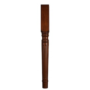 Solid Wood Kitchen Cabinet Legs for Luxury Interior Furniture and Island Support Solutions Wooden Island Support <b>Posts</b> - Product Image 1