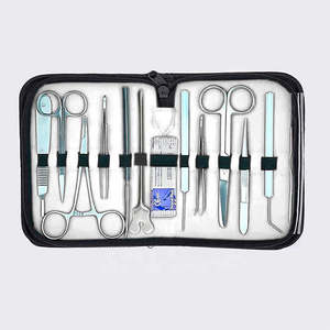 Kits Quirúrgicos de 12 Piezas con Portaagujas, Pinzas, Raspador, Tijeras, Sonda, Kit Quirúrgico Butterfly de Dentavex - Product Image 1