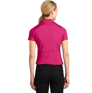 Polo respirant personnalisé pour femme avec logo – T-shirts polo à manches courtes pour femme – Robe de golf unie pour femme – Polo pour femme - Product Image 3