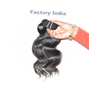 <b>Cheap</b> Body Wave Super Double Bundle 18 inches 100g Smooth Cuticle Aligned Deep Wave naturally Black Indian Human Hair <b>Extension</b> - Product Image 3