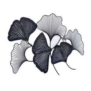 Arte de Pared de Metal con Diseño de Rosa de Vientos Náutica, Collage de Hierro Multicírculo en Azul Marino y Blanco para Decoración de Casas Costeras y de Playa - Product Image 4