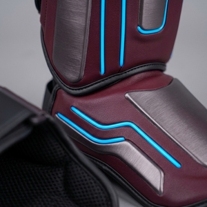 Protège-tibias professionnels en PU noirs, élastiques et ajustables avec fermeture auto-agrippante pour la boxe, équipement de protection pour adultes 2026 - Product Image 6