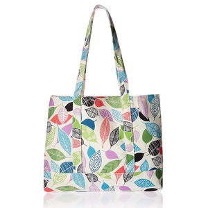 Bolsas Ecológicas Eco World, Bolsa de Compras de Lona de Algodón Ecológica, Calidad Premium, Impresión Completa, Teñida, Diseño Geométrico Moderno, Unisex, Interior - Product Image 1