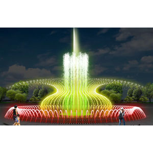 Fabricants de fontaines musicales extérieures de haute qualité en acier inoxydable sur mesure, style moderne, pour centres commerciaux et jardins - Product Image 4