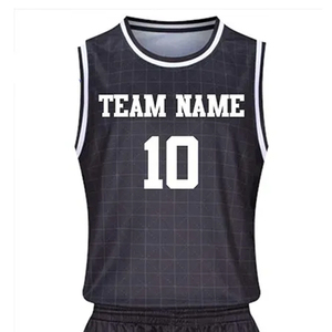 ชุดยูนิฟอร์มบาสเก็ตบอลแบบขายส่งสั่งทำได้  ดีไซน์ใหม่ พิมพ์ลายแบบ Sublimation ชุดกีฬาบาสเก็ตบอลสำหรับขาย - Product Image 4