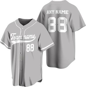 <b>Baseball</b> Uniforms Cheap Price Low MOQ High Quality 100% Polyester Anti-Bacterial Breathable Moisture-Wicking All Seasons Sports - Product Image 1