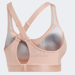 Nouveau design, prix raisonnable, soutien élevé respirant, logo frontal, soutien-gorge de sport pour femmes, sans couture, séchage rapide, léger, yoga - Product Image 2