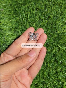 Moissanite blanche 11,24 carats, taille papillon, forme fantaisie, diamants en vrac pour bague - Product Image 4