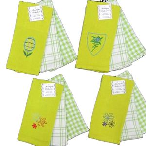 Serviettes de cuisine en coton pour le séchage pratique de la vaisselle et l'utilisation de serviettes de table à manger - Product Image 3