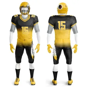 Custom American Football Uniform Set Premium Sublimated Jersey Pants Breathable Quick Dry Lightweight Team Training Wear - Product Image 4