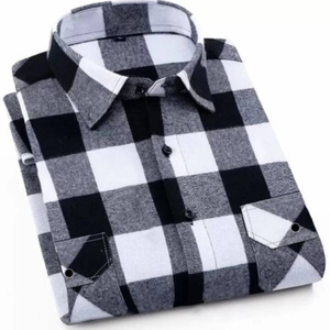 Wholesale Men's Long Sleeve <b>Flannel</b> Shirt ODM Autumn Quick Dry Anti-Pilling Comfortable Low MOQ Customizable Casual Apparel - Product Image 2