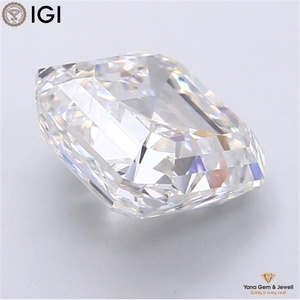เพชรทรงแอสเชอร์ 3.00 กะรัต พร้อมใบรับรอง IGI สี F ความสะอาด VS1 เพชร CVD ผลิตในห้องปฏิบัติการ สำหรับเครื่องประดับดีไซเนอร์ - Product Image 5