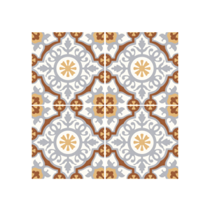 Carrelage décoratif en porcelaine marocaine 300x300 mm, motif géométrique, pour salon, cuisine, salle de bain, murs et sols. - Product Image 4