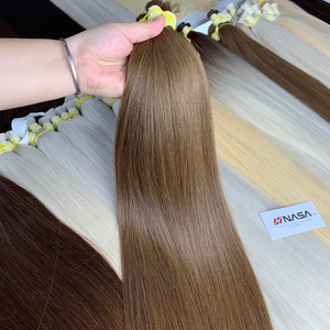 Meilleure vente 100% extensions de cheveux humains vietnamiens bruts superbe produit de beauté en vrac brun naturel pour les femmes - Product Image 2