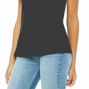 T-shirt à manches courtes pour femme sur mesure, toile 100% coton, teinture unie, tailles et couleurs personnalisables, prix d'usine en gros - Product Image 5