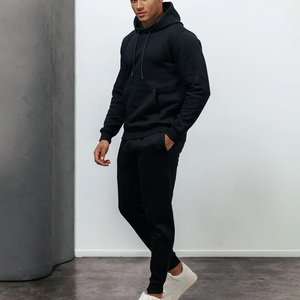 Wholesale Custom Fleece Tracksuit Men Heavyweight Cotton French Terry Tracksuit Men Factory Direct - Product Image 1