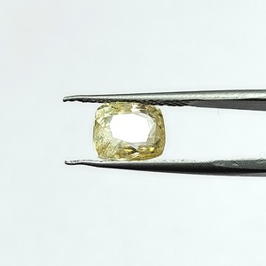 Zafiro amarillo natural de 4.95 quilates, talla cojín, de Sri Lanka, piedras sueltas para la fabricación de joyas y anillos, tabla Ratti 5.25 YSCIN-133 - Product Image 4