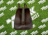 Bolso tote de cuero transpirable ecológico unisex personalizado con logotipo, bolso de viaje 100% cuero