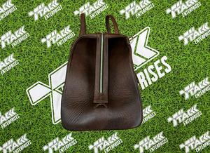 Sac fourre-tout en cuir respirant et écologique unisexe personnalisé avec logo, sac de voyage 100% cuir - Product Image 3