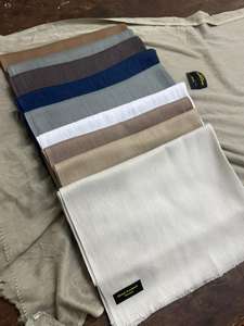 Écharpes et châles d'été en coton et lin de couleur unie pour femmes - Séchage rapide, multifonctionnels, pour voyages en extérieur (vente en gros) - Product Image 5