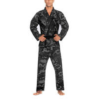 Uniforme de Artes Marciales Karate Gi con Tela de Algodón Grueso, Transpirable, Ligero, de Secado Rápido y Costuras Reforzadas para Entrenamiento