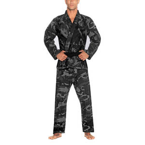 Uniforme de Artes Marciales Karate Gi con Tela de Algodón Grueso, Transpirable, Ligero, de Secado Rápido y Costuras Reforzadas para Entrenamiento - Product Image 1