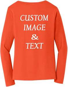 Camiseta Personalizada Ecológica, Transpirable, de Manga Larga, Cuello Redondo, Unisex, Estilo Urbano, Acabado Lavado Ácido, 100% - Product Image 6