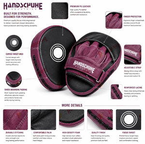 Pads de Frappe Incurvés pour Boxe et Muay Thai – Équipement d'Entraînement de Boxe - Product Image 4