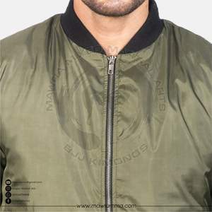 Chaqueta Bomber de Satén para Hombre Mawra con Logotipo Personalizado, Camuflaje, Patchwork, Impermeable, Transpirable, Ecológica, Bordada, con Cierre, Unisex - Product Image 6
