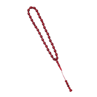 Tasbih de qualité supérieure, moderne, fait main, imperméable, motif personnalisé, perles en résine de 10 mm, bracelet religieux islamique, 51 noms d'Allah